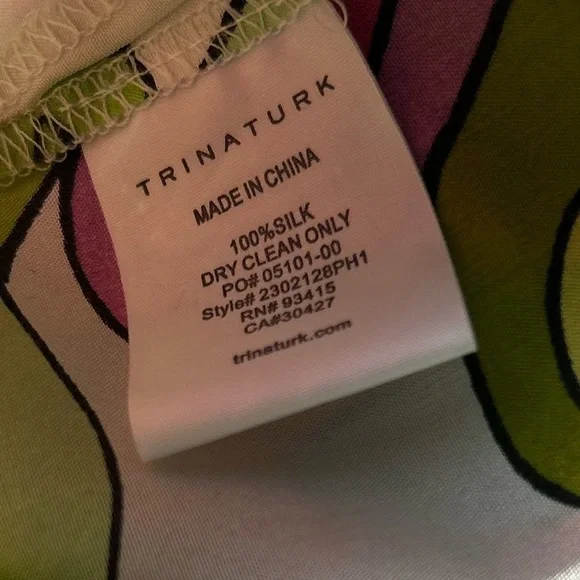 Trina Turk Sandia Silk Top small - Picture 6 of 11